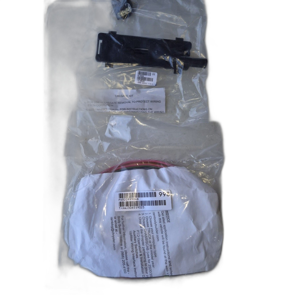 OEM Dodge RAM Tailgate Wiring Protection Kit P68149689AB Mopar